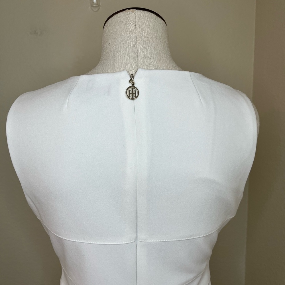 Tommy Hilfiger White Sheath Dress Size 6 - Picture 6 of 10